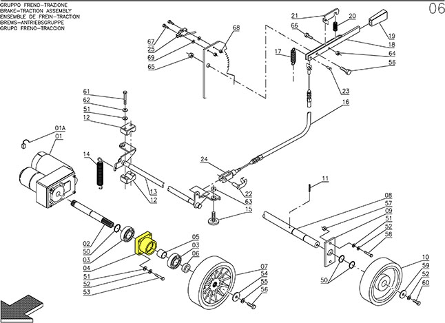 bearing support