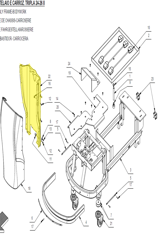 Nose - Rear Tripla 26